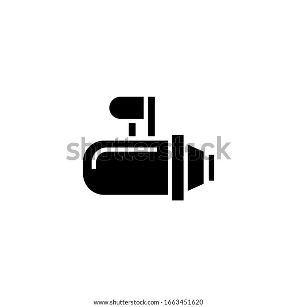 Car starter vector icon in black solid\
flat design icon isolated on white\
background