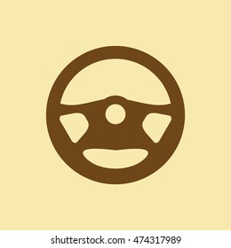 Car Steering Icon.