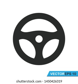 car steering icon vector template svg