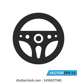 car steering icon vector template