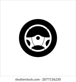plantilla vectorial del icono de la dirección del automóvil en los pasos de fondo blanco 10
