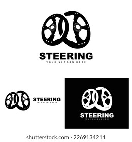 Car Steering Logo, Driver Vector, Transport Vehicle Design, Repair, Maintenance, Car Garage