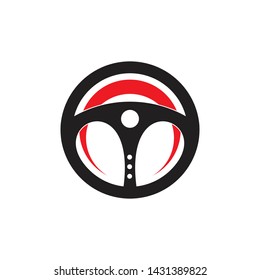 Car steering logo icon design inspiration vector template