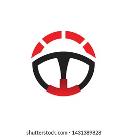 Car steering logo icon design inspiration vector template