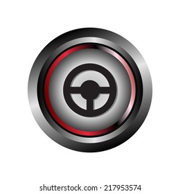 Car steering wheel crystal