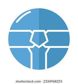 Icono plano del volante de la dirección del automóvil transparente