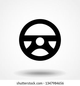 Car Steering Wheel Icon