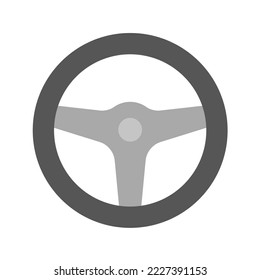 Car Steering Wheel icon vector image. Can also be used for Vehicles. Suitable for mobile apps, web apps and print media.