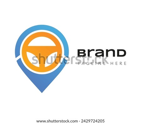 Car steering wheel logo icon design template elements. Usable for Branding and Business Logos.
