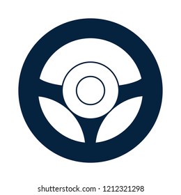 Car steering wheel symbol