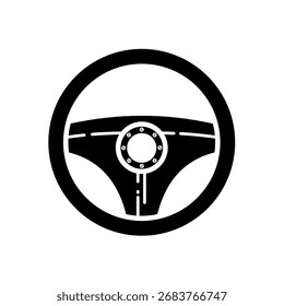 Autolenkrad - Vektorsymbol