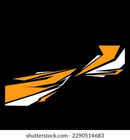 car sticker background design vector. stickers for sedans, vans and buses