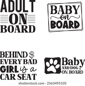 Car Sticker Design, vector design, Car decal design, Car Sticker Design Template