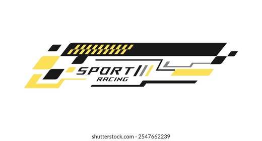 Car sticker stripe sport abstract shape vinyl decal template