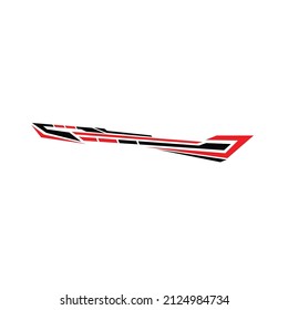 car sticker template design for modification. 
