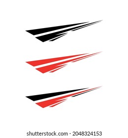 car sticker vector design on white background