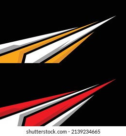 car sticker vector design of car wrapping sticker. 