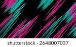Car sticker wrap banner abstract sporty lines pink blue greenish grunge color combination brush storm thunder modern pattern racing motorsport. eps10.