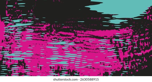 Car sticker wrap banner abstract sporty lines pink blue greenish grunge color combination brush storm thunder modern pattern racing motorsport