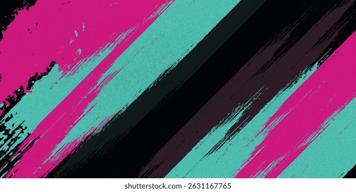 Car sticker wrap banner abstract sporty lines pink blue greenish grunge color combination brush storm thunder modern pattern racing motorsport.	