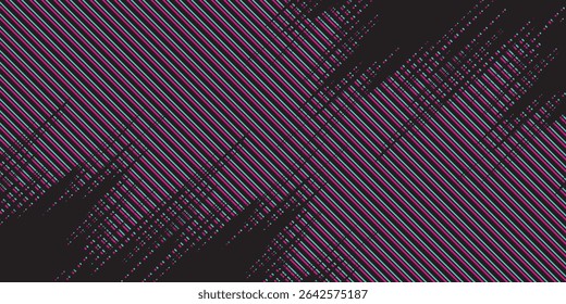 Car sticker wrap banner abstract sporty lines pink blue greenish grunge color combination brush storm thunder modern pattern racing motorsport.	
