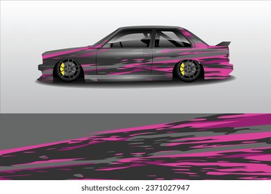 vector de diseño de ajuste de pegatinas de coches
