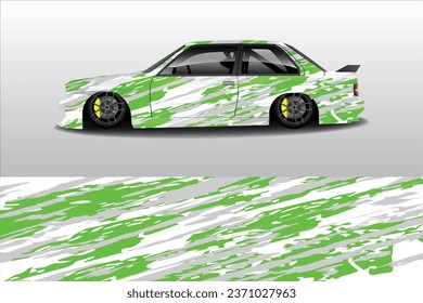 vector de diseño de ajuste de pegatinas de coches