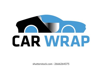 Car Sticker Wrap Logo design vector template