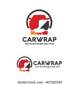 Car Sticker Wrap Logo Template