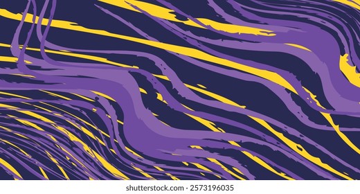 Car stickers, banner wrap, abstract lines, sporty, purple, yellow, grunge color combination, motorsport, vector design