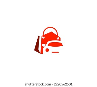 car store logo design template vector