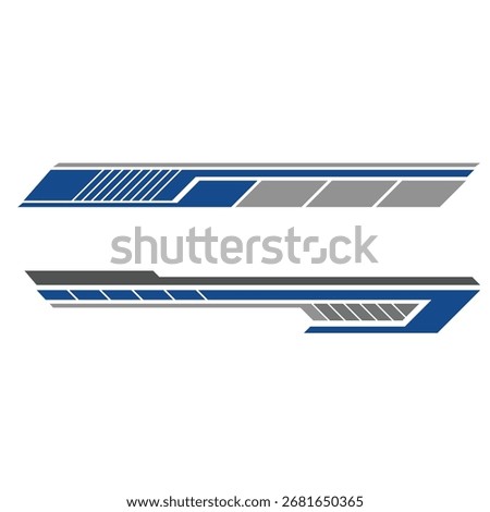 Car Stripe Decal Graphic Element Vehicle Branding