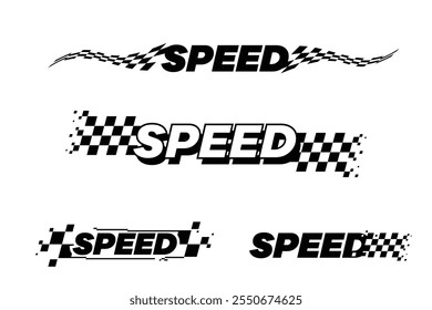 Car stripe element sticker for racing sport vector design Template EPS 10