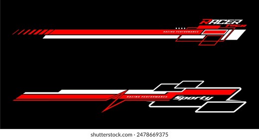 CAR STRIPES DECAL STICKER VECTOR 