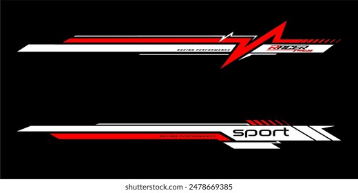 CAR STRIPES DECAL STICKER VECTOR 