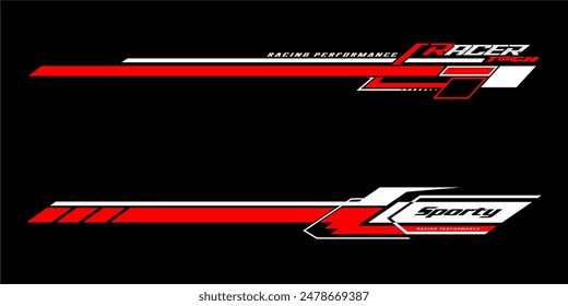 CAR STRIPES DECAL STICKER VECTOR 