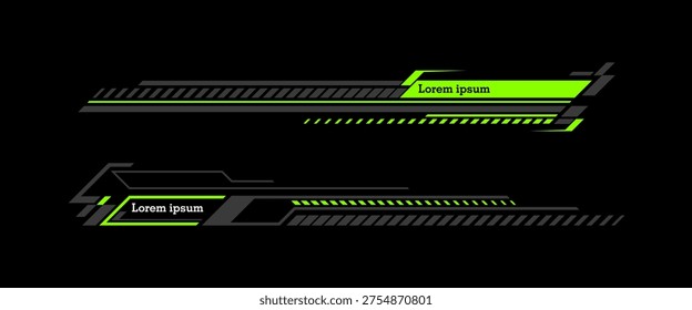 CAR STRIPES DECAL STICKER VECTOR 