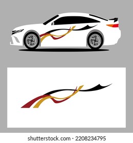 car stripes vector art decal. stripes car decal. sticker car decal