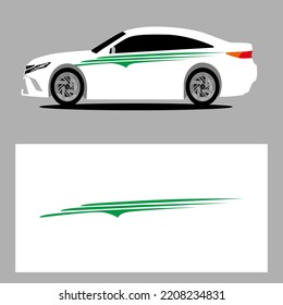 car stripes vector art decal. stripes car decal. sticker car decal
