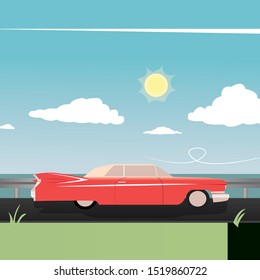 Car Strolling by the Seaside