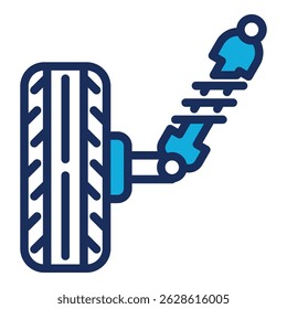 Elemento de ícone de suspensão de carro para design