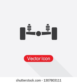 Car Suspension Icon Vector Illustration Eps10