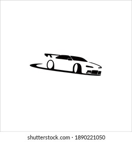 Car Symbol Logo. Vector Illustration.