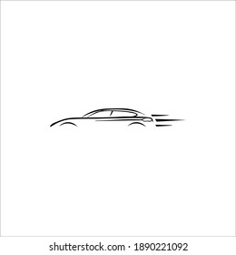 Symbol-Logo für Autos. Vektorgrafik.