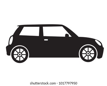car symbol sign van design vector icon cars race speed black rally transport