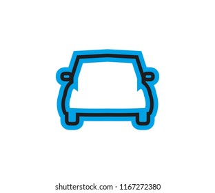 Car symbol transport icon vehicle