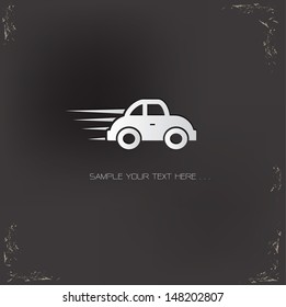 Car symbol,vector