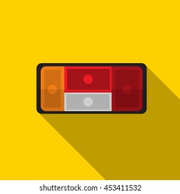Car taillight flat icon illustration isolated vector sign symbol