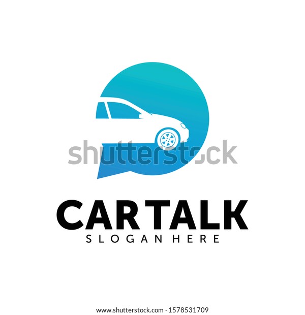 Car Talk logo design\
template