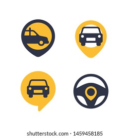 Car Taxi Driver Logo Template